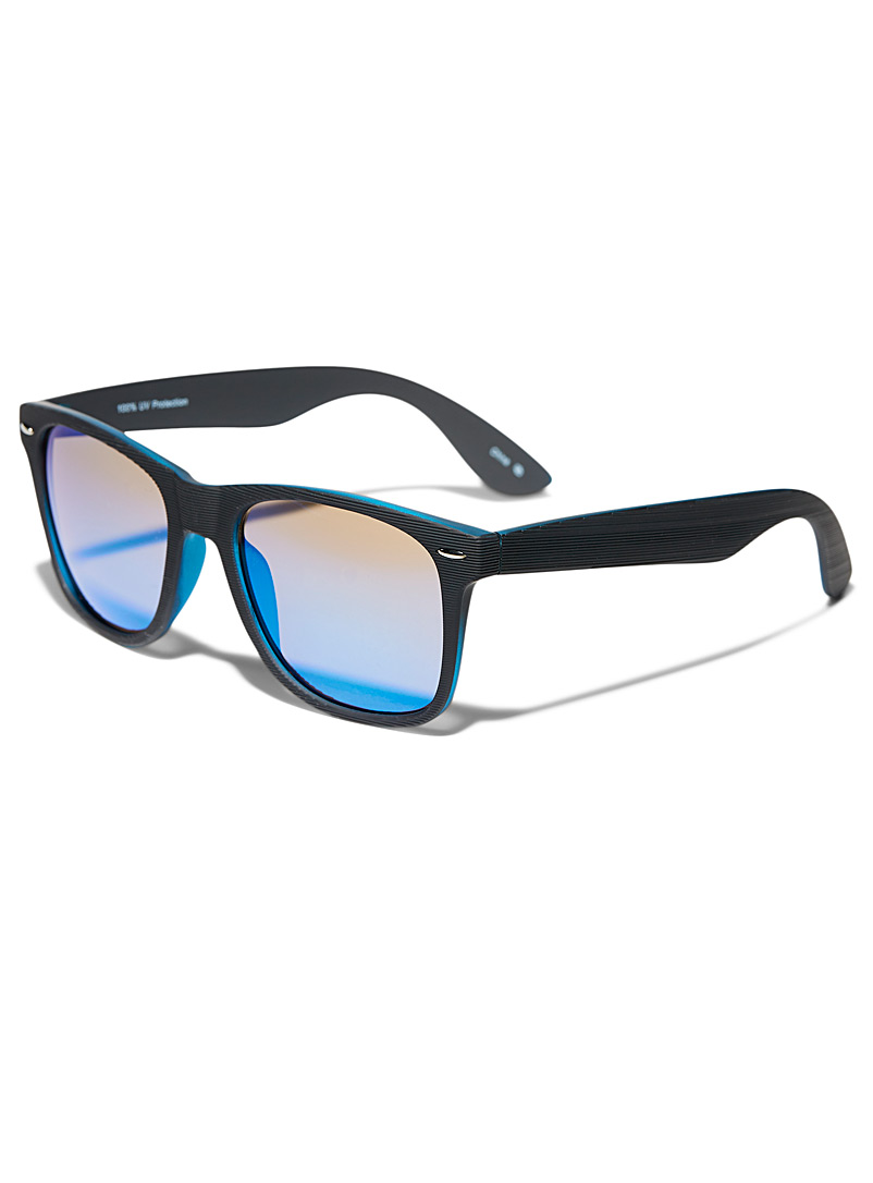Le 31: Les lunettes de soleil carrées rétro Hudson Assorti pour homme