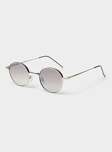 Le 31 Green Doc round sunglasses for men