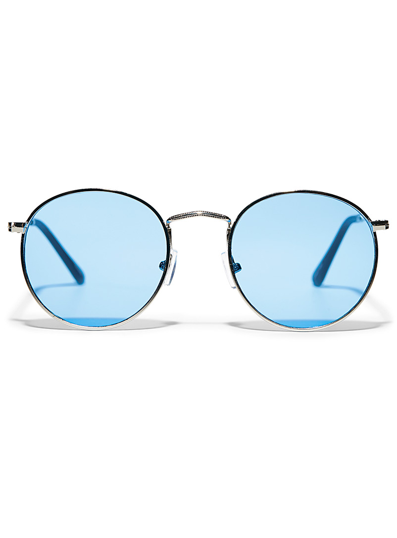 Le 31: Les lunettes de soleil rondes Earl Charbon pour homme