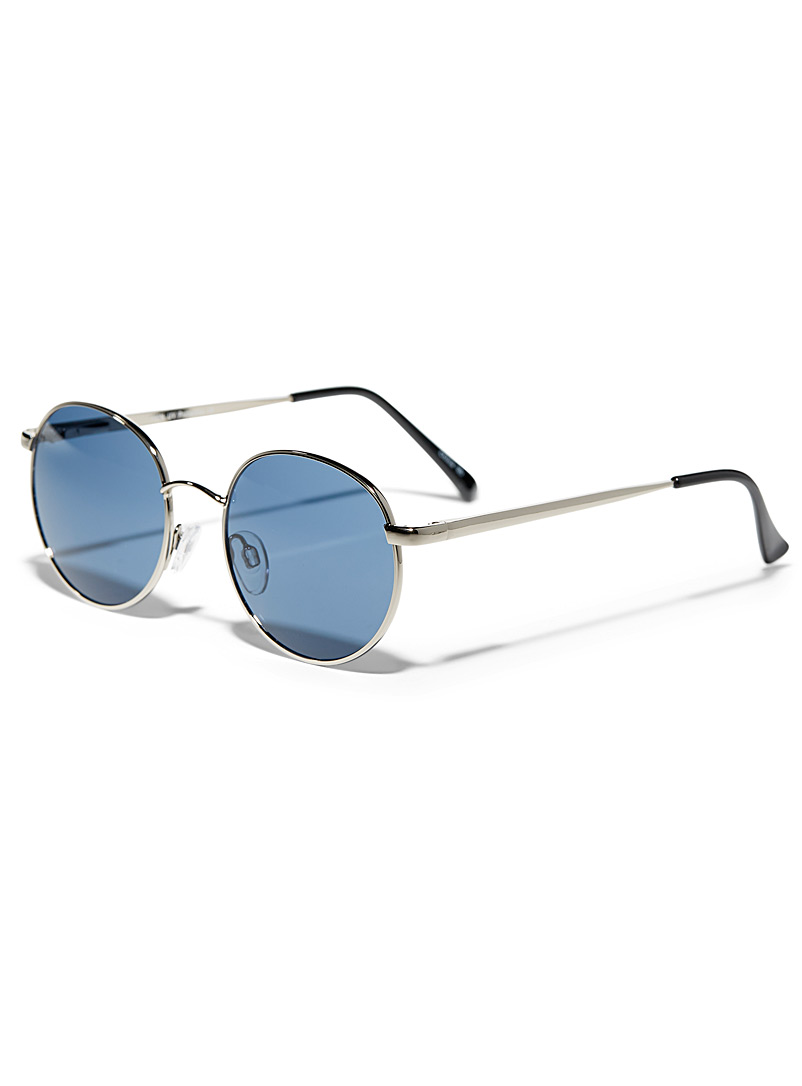 Le 31: Les lunettes de soleil rondes Elton Noir pour homme
