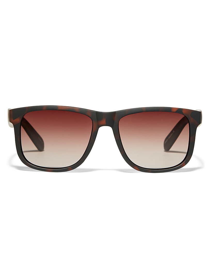 Le 31: Les lunettes de soleil carrées Bateman Vert pour homme