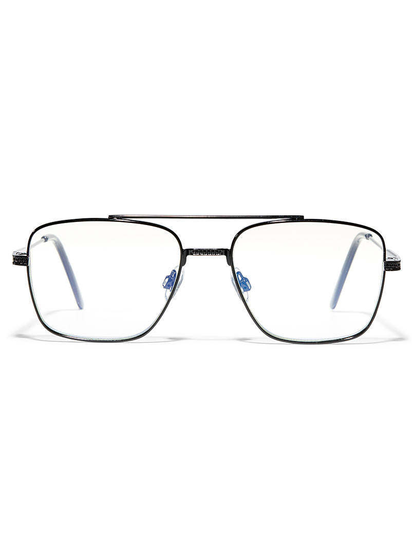 Le 31: Les lunettes de soleil aviateur Lawrence Blanc pour homme