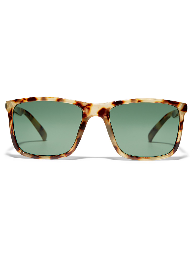 Le 31: Les lunettes de soleil carrées Weston Vert pour homme