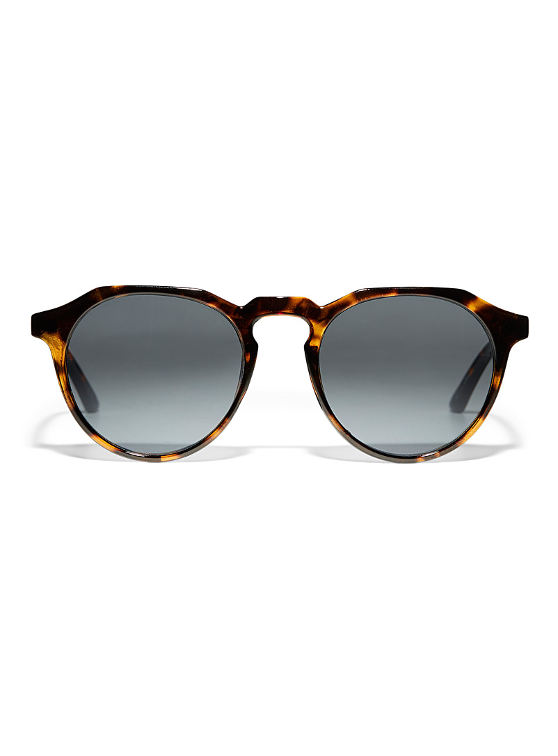 Le 31: Les lunettes de soleil rondes rétro Levi Gris pour homme