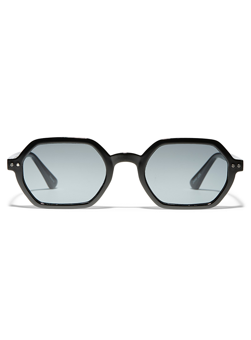 Le 31 Grey Lex octagonal sunglasses for men
