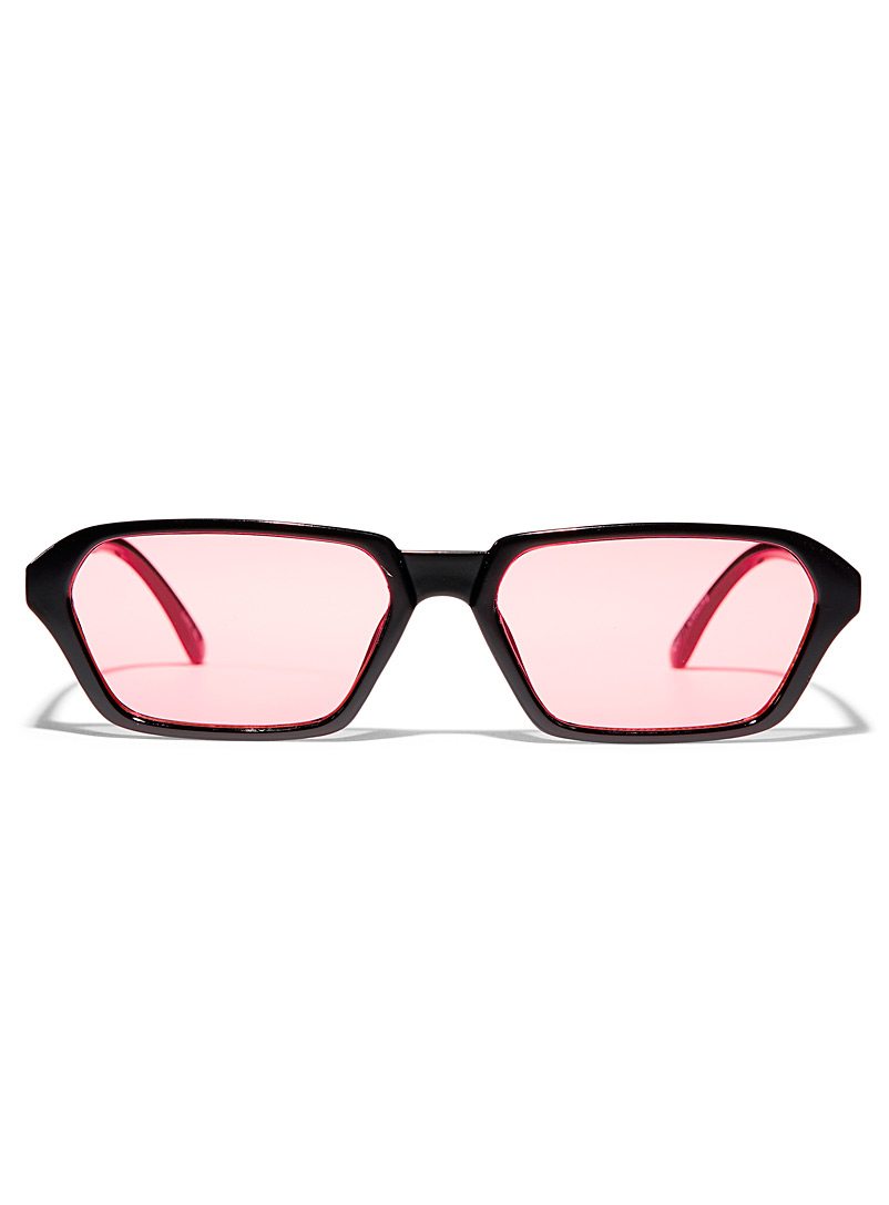 Le 31 Pink Clooney rectangular sunglasses for men