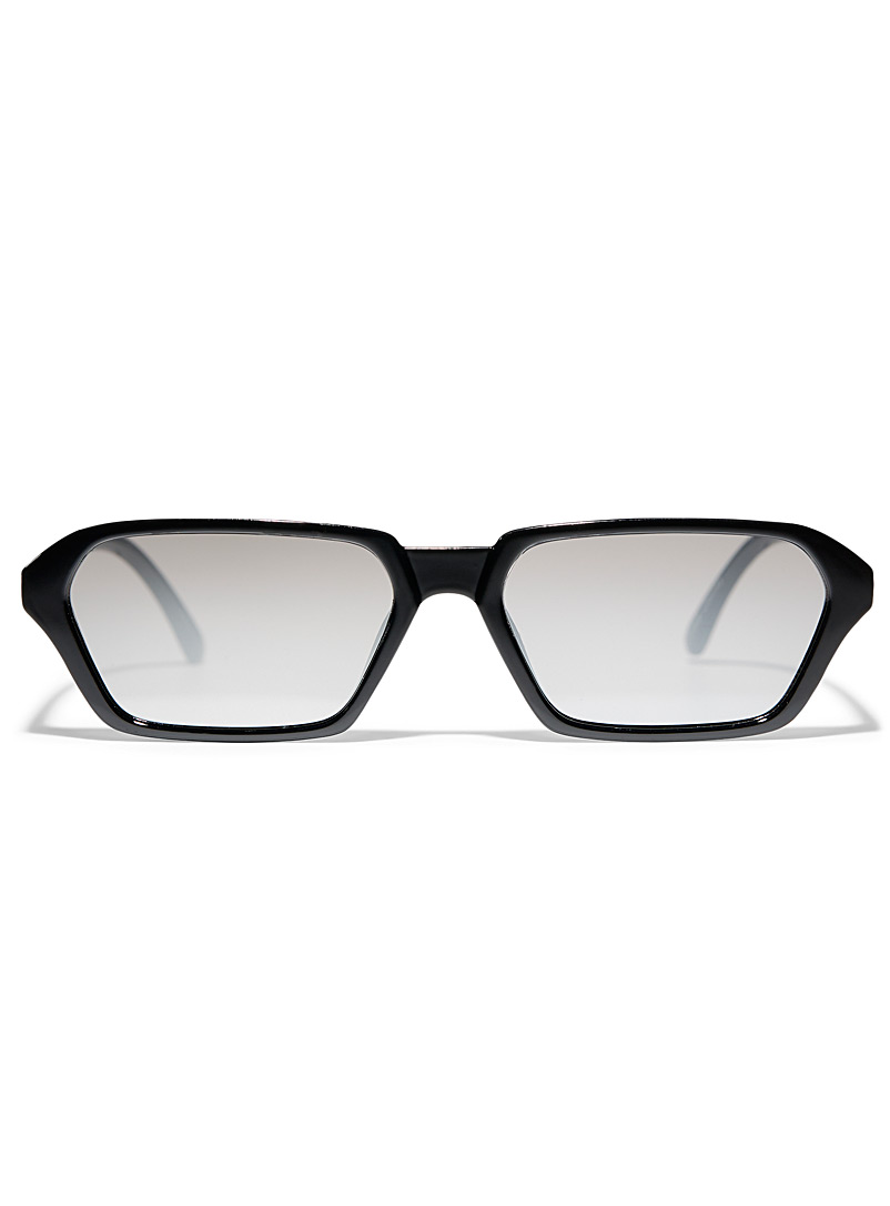 Le 31: Les lunettes de soleil rectangulaires Clooney Argent pour homme