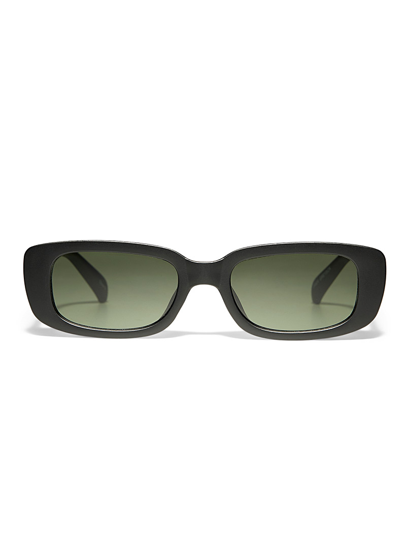 Le 31 Green Greyson rectangular sunglasses for men