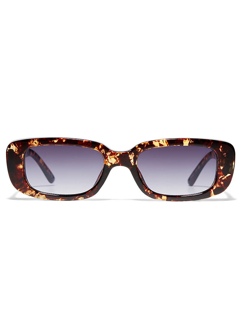 Le 31 Charcoal George rectangular sunglasses for men