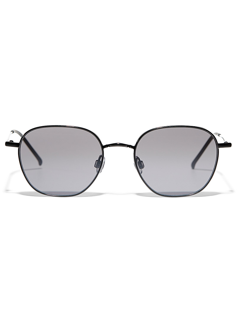 Le 31: Les lunettes de soleil carrées Marleen Gris pour homme