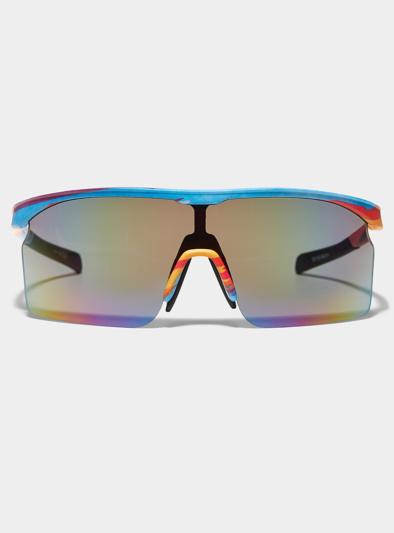 Le 31 Assorted Malibu shield sunglasses for men