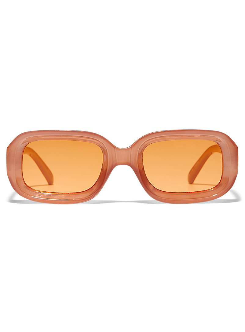 Le 31 Honey Antoine rectangular sunglasses for men