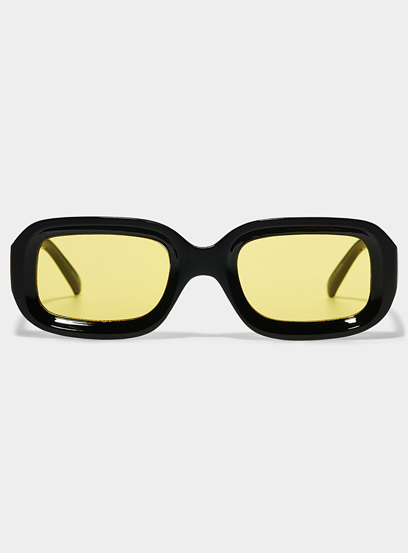 Le 31 Golden Yellow Antoine rectangular sunglasses for men