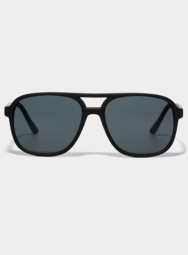 Le 31 Black Murphy aviator sunglasses for men
