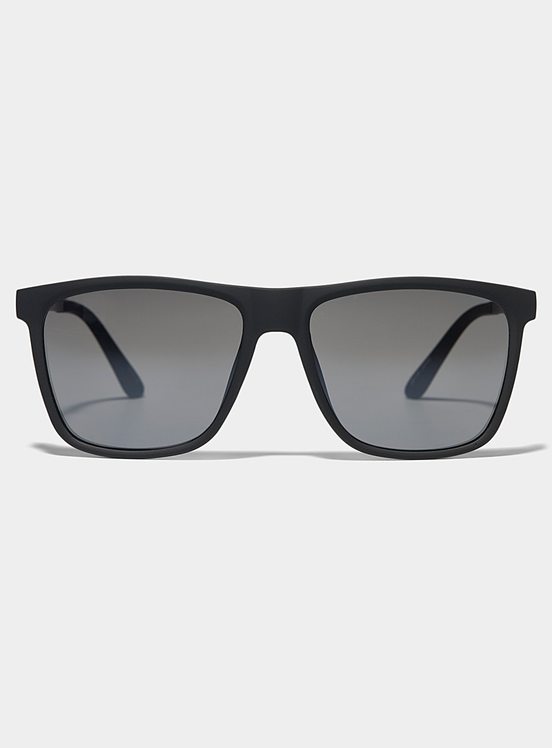 Le 31 Black Jonny square sunglasses for men