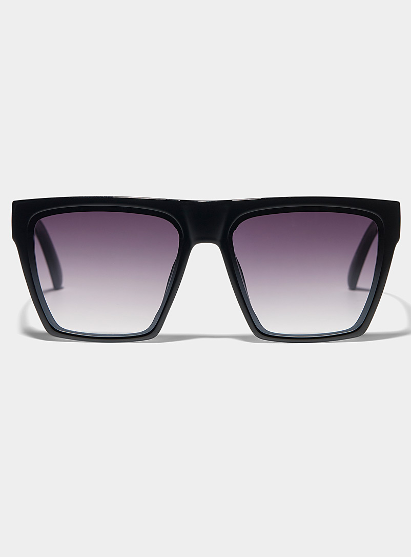 Le 31 Black Felix square sunglasses for men