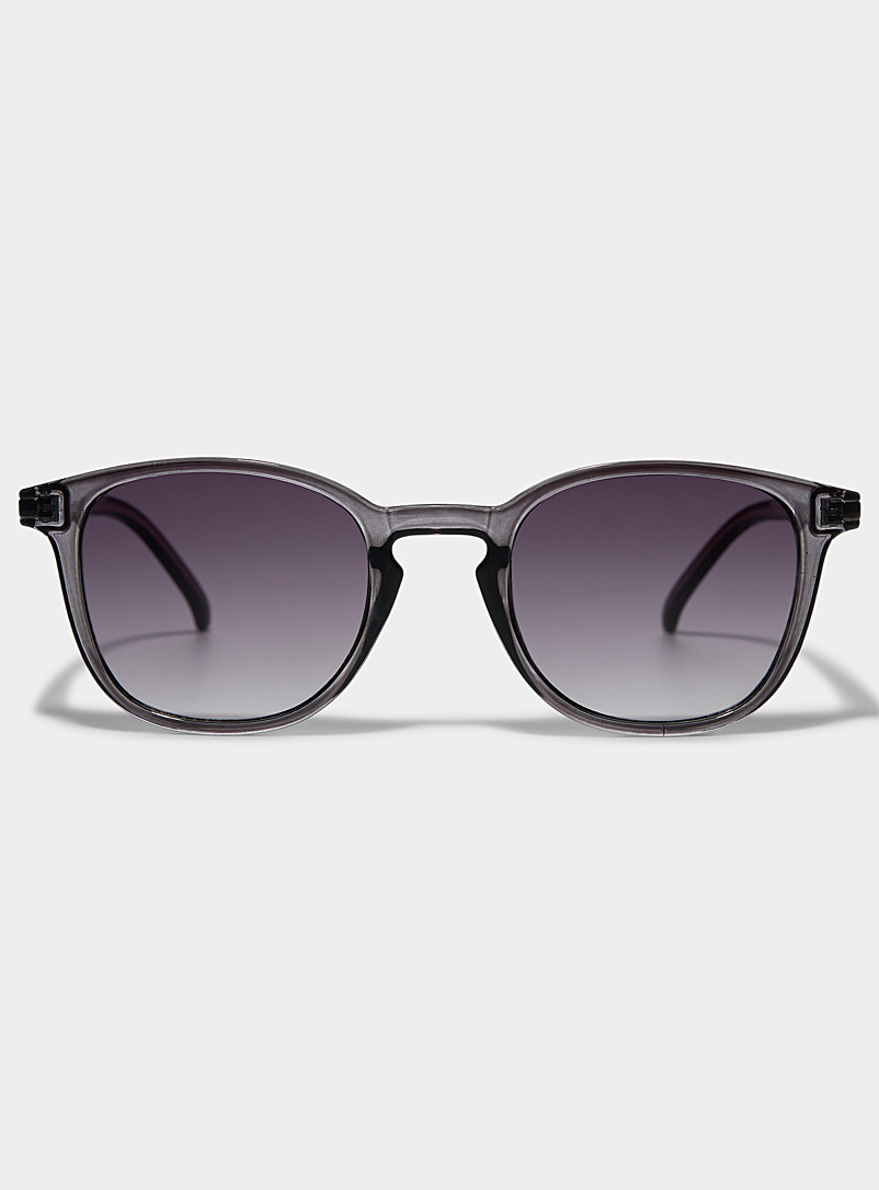 Le 31 Grey Hector round sunglasses for men
