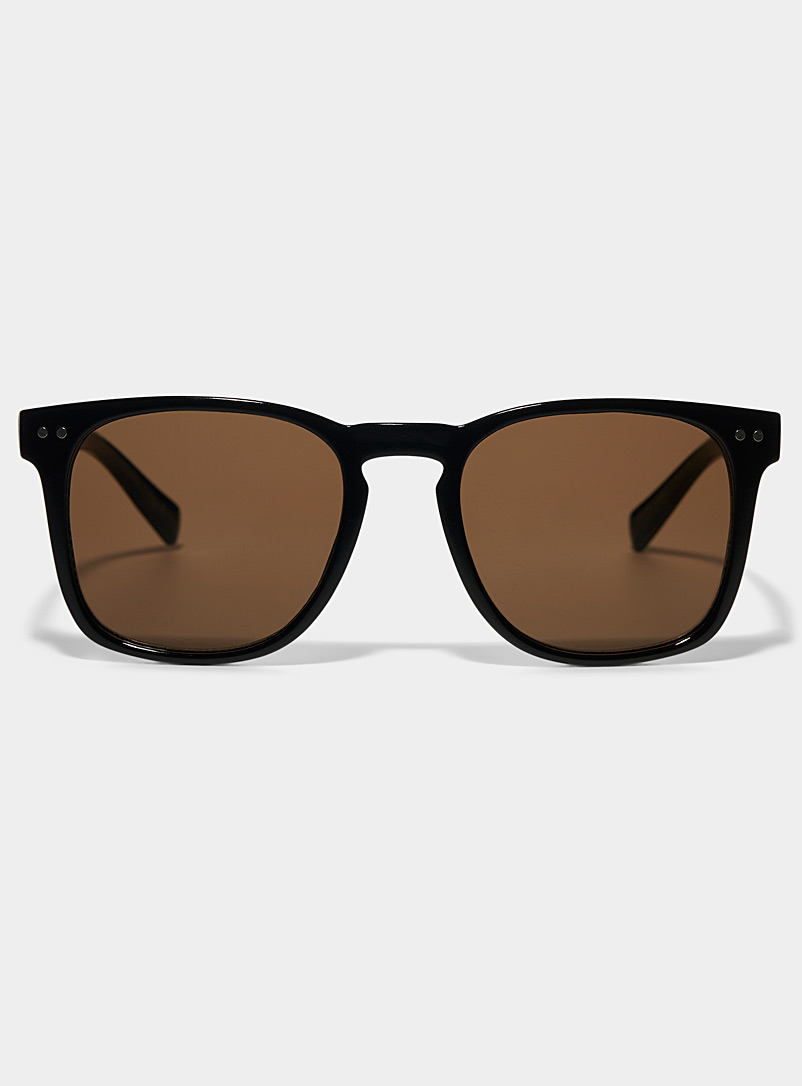 Le 31 Brown Adam square sunglasses for men