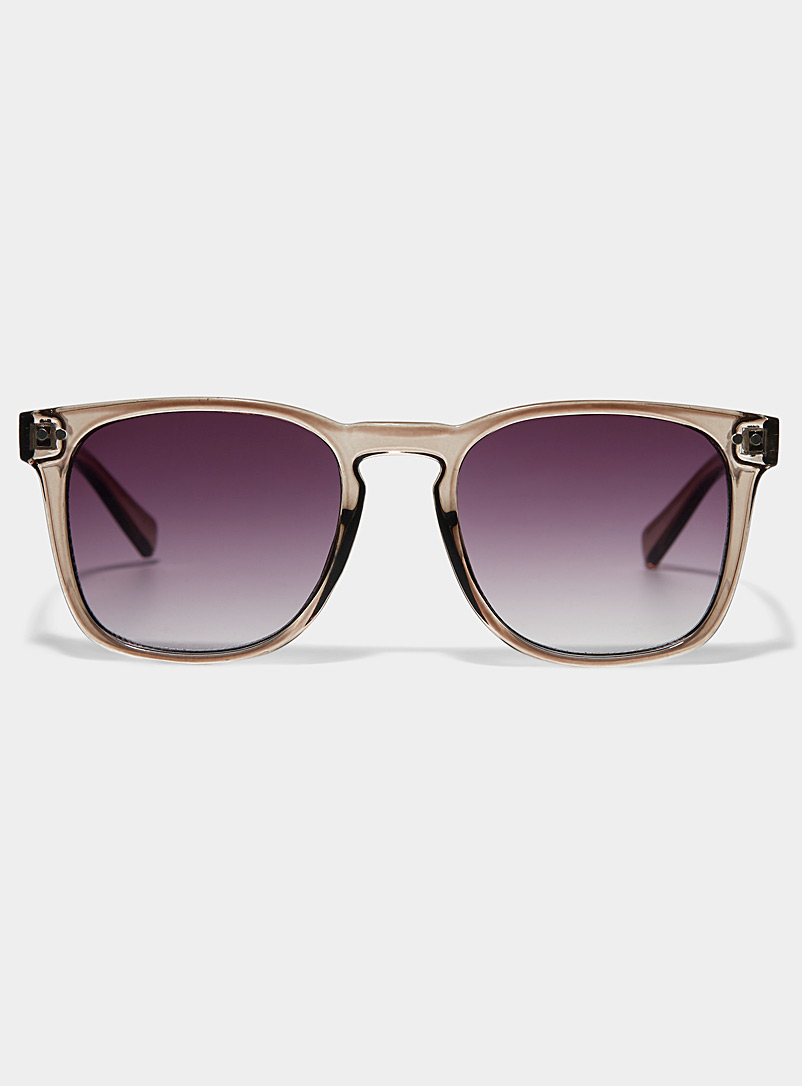 Le 31 Grey Adam square sunglasses for men