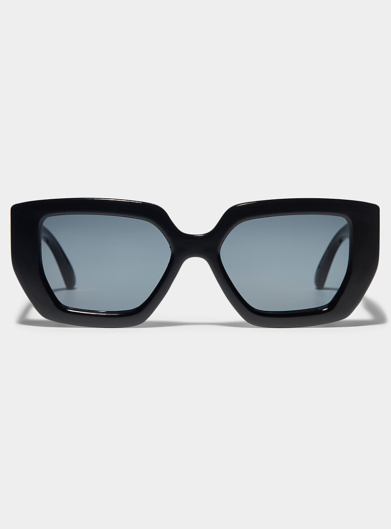 Le 31 Black Maurizo retro sunglasses for men
