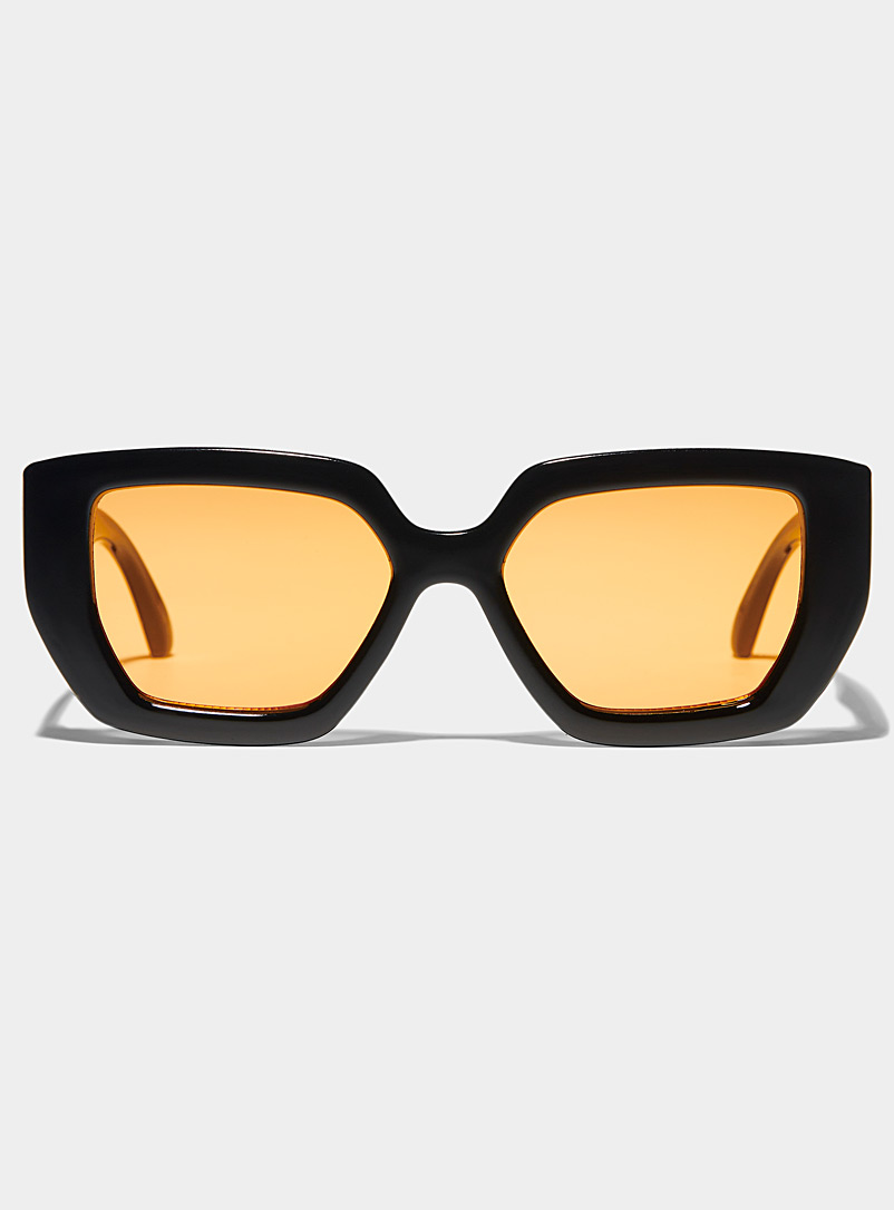 Le 31 Orange Maurizo retro sunglasses for men