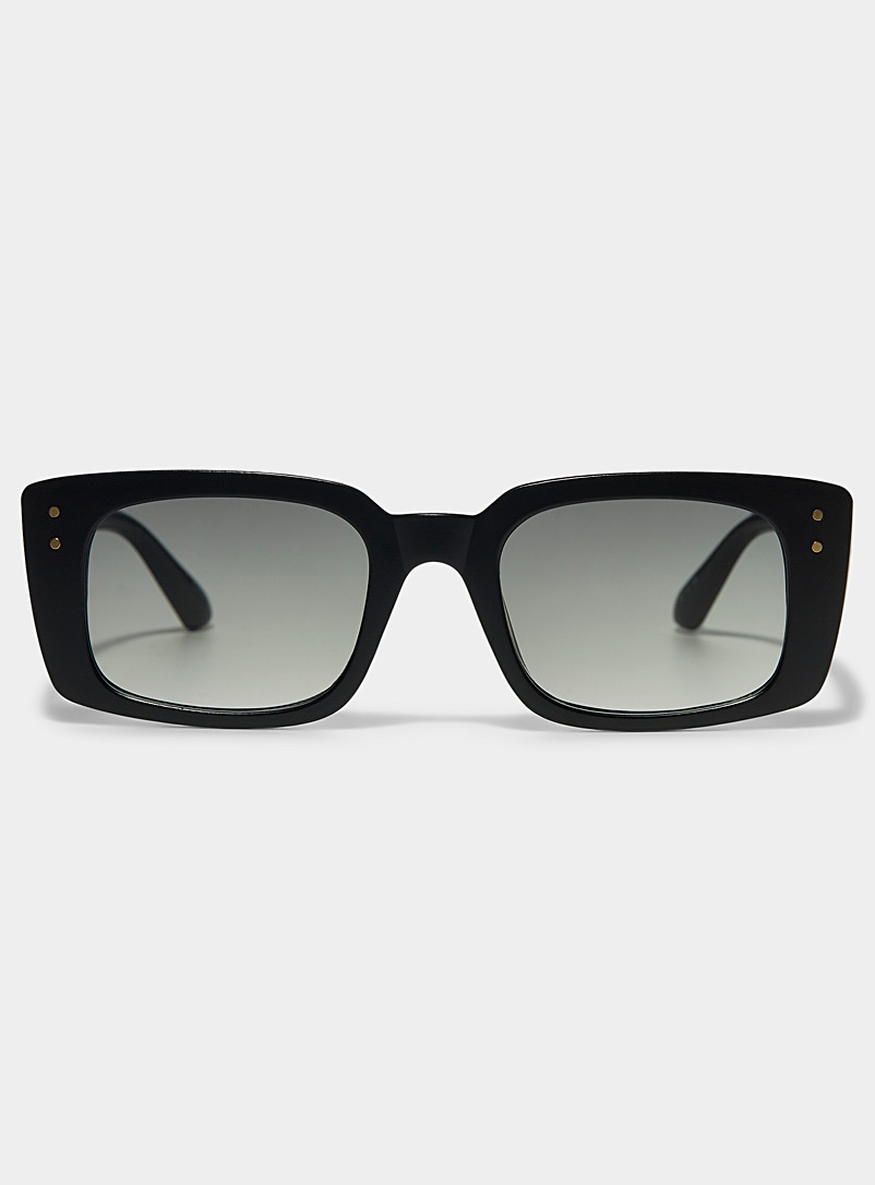 Le 31 Green Ira rectangular sunglasses for men