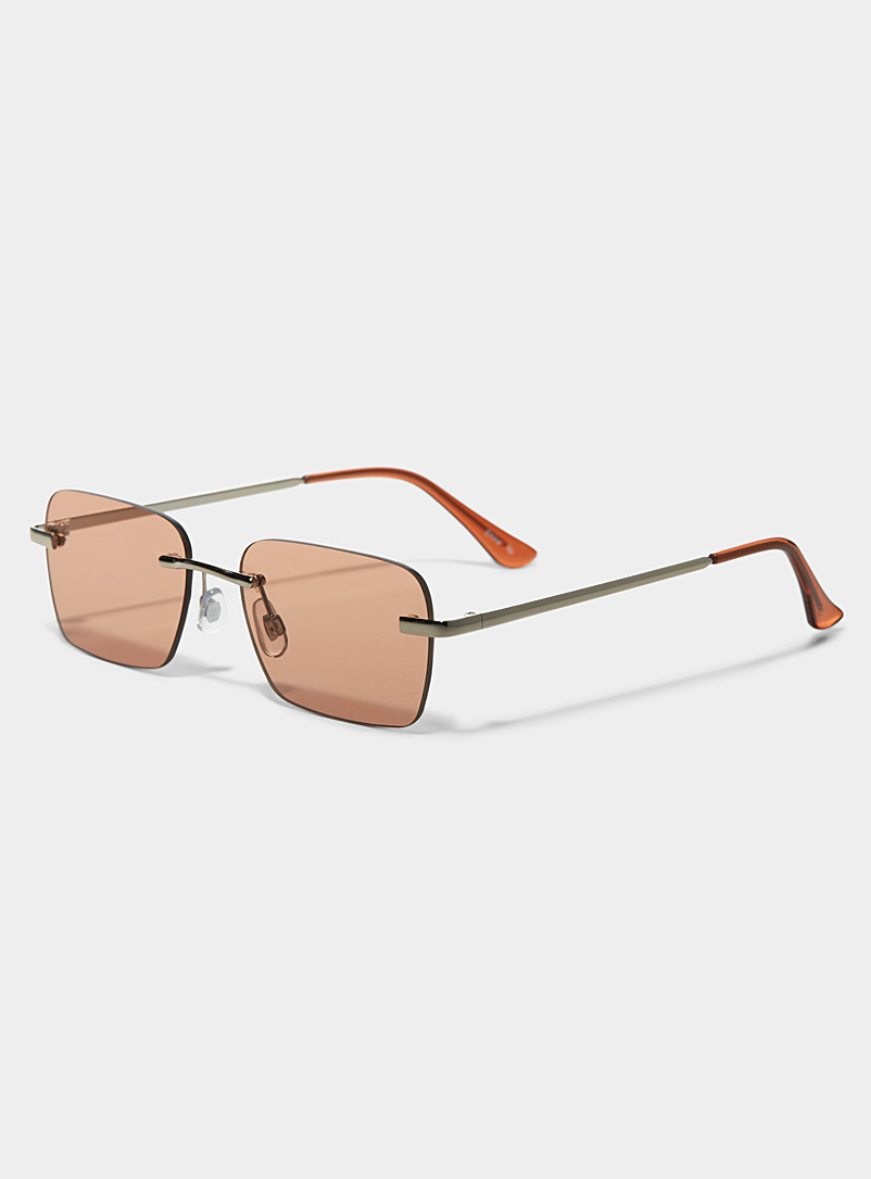 Le 31 Charcoal Gio rectangular sunglasses for men