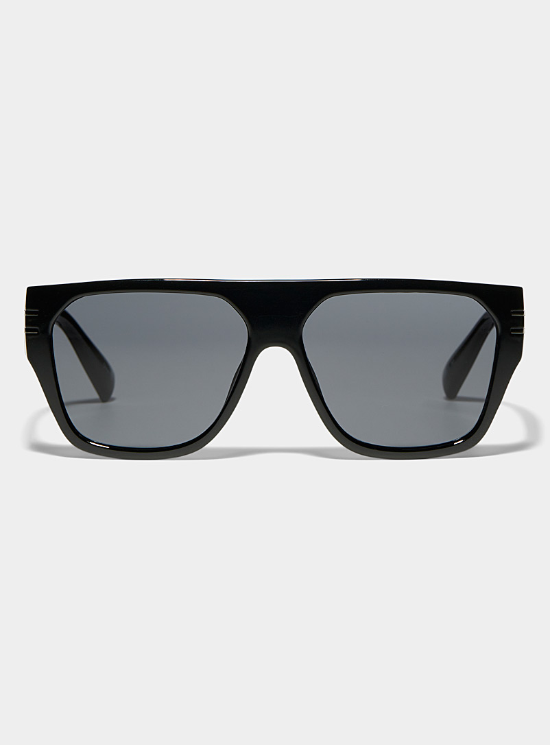 Le 31 Black Ari square sunglasses for men