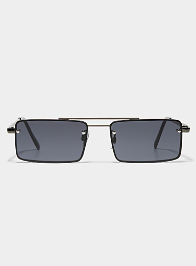 Les lunettes de soleil rectangulaires minces