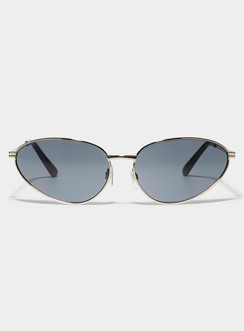 Le 31 Charcoal Russo oval sunglasses for men