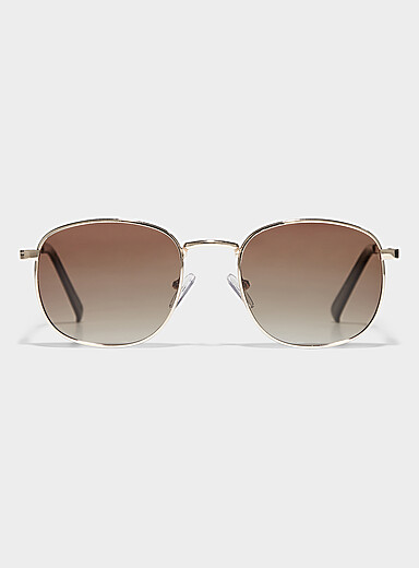 Les lunettes de soleil arrondies Liam