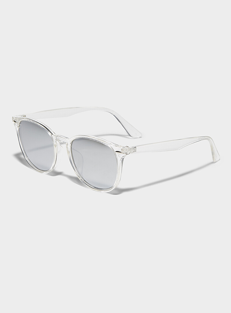 Le 31 Silver Lucas retro sunglasses for men