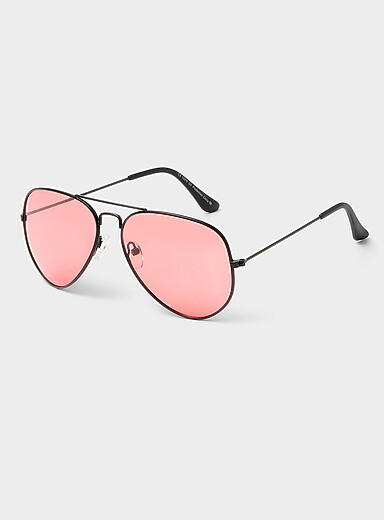 Le 31 Blue Sea Breeze retro aviator sunglasses for men