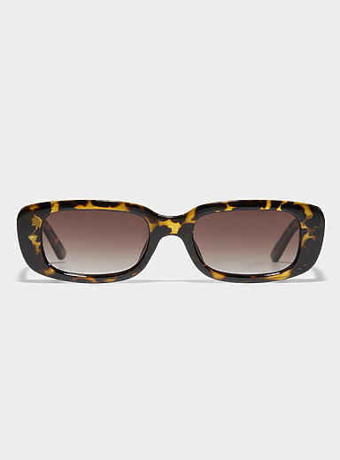 Les petites lunettes de soleil rectangulaires Greyson
