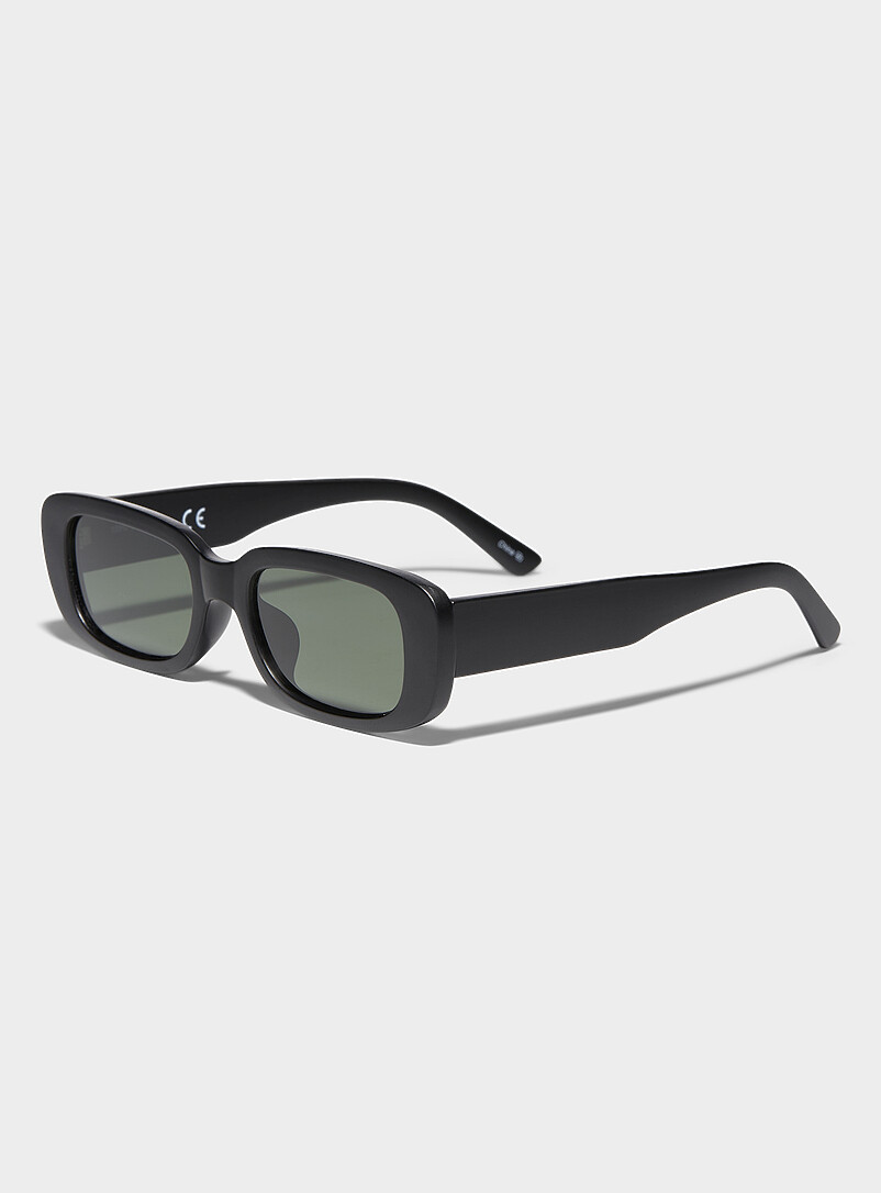 Le 31 Brown Greyson small rectangular sunglasses for men