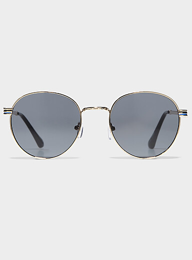 Lunettes De Soleil Femme/homme Pilote Carree Retro - Double Pont - UV400 - Monture Plastique Et Branches Metal - Tendance Annees 70