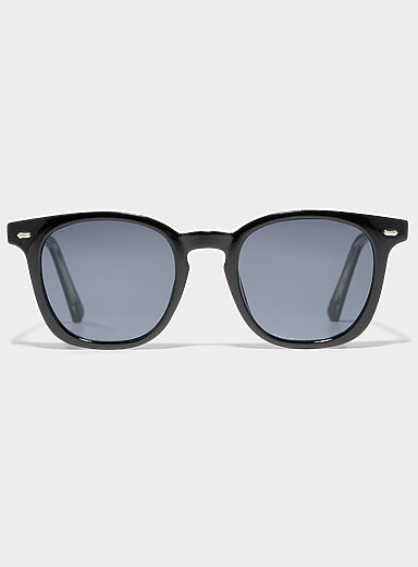 Les lunettes de soleil arrondies translucides Kurt