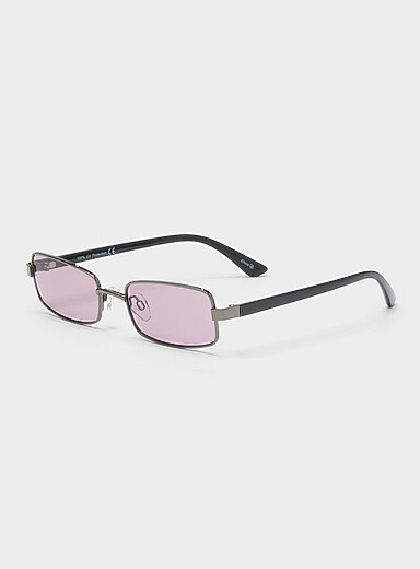 Les lunettes de soleil rectangulaires Yves