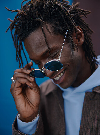 Carver round sunglasses