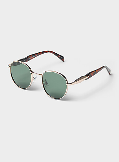 Les lunettes de soleil arrondies Jean