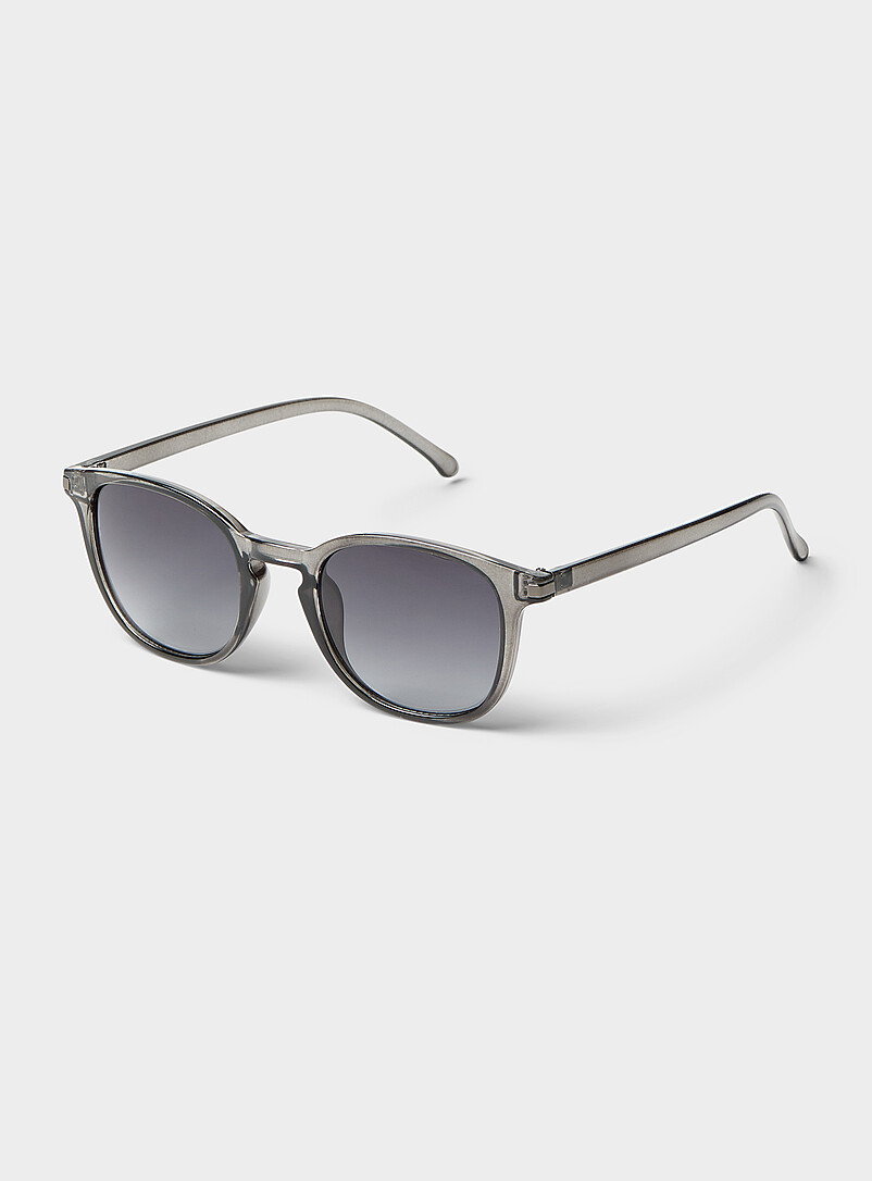 Le 31 Black Hector rounded sunglasses for men
