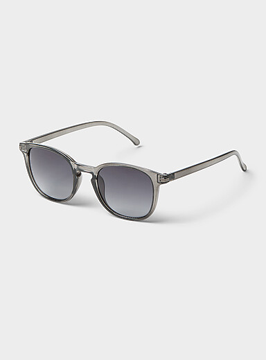Le 31 Black Hector rounded sunglasses for men