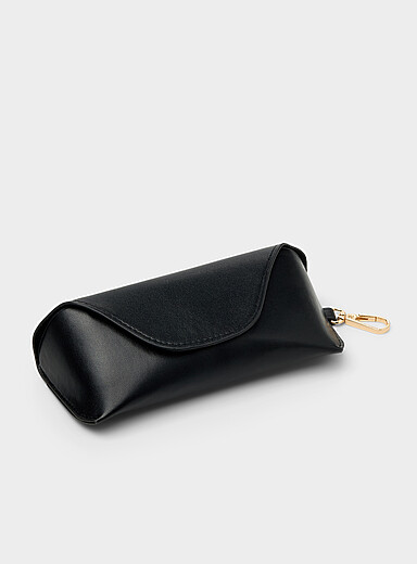 Faux-leather glasses case