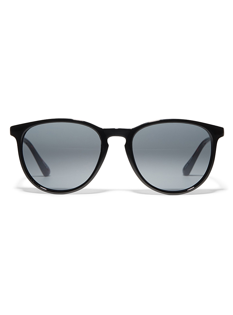 Simons Black Selena round sunglasses for women