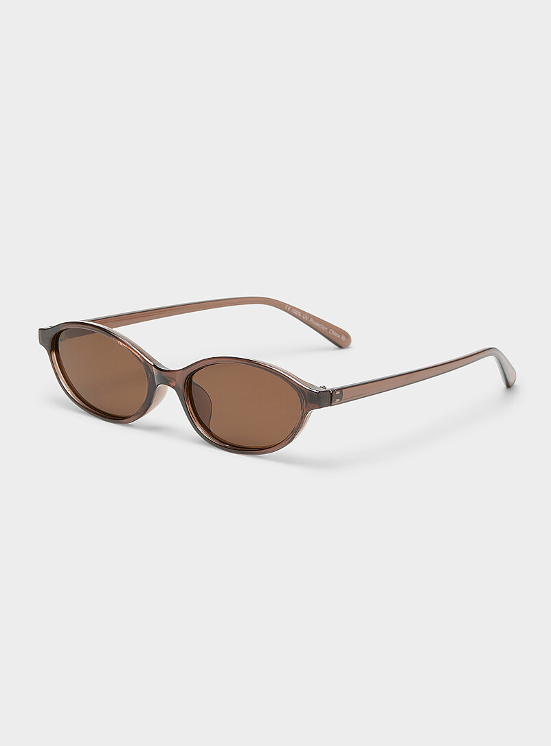 Jessica narrow oval sunglasses product image (primary)