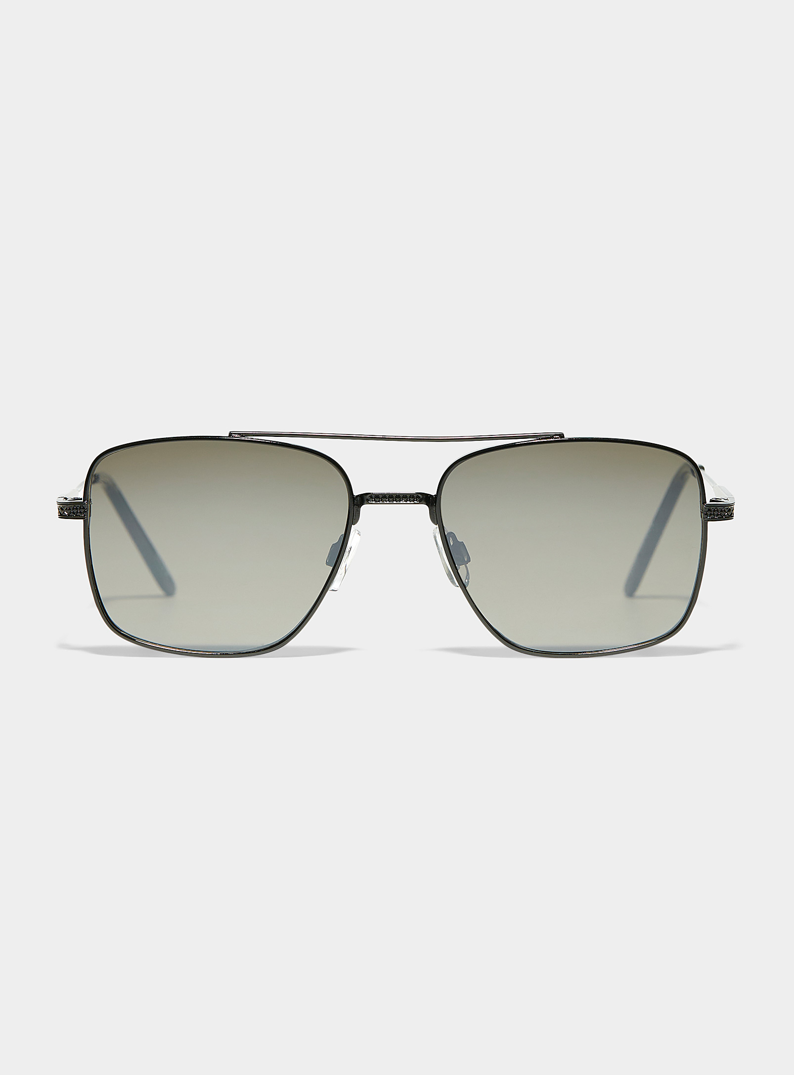 Le 31 Lawrence Aviator Sunglasses In Metallic