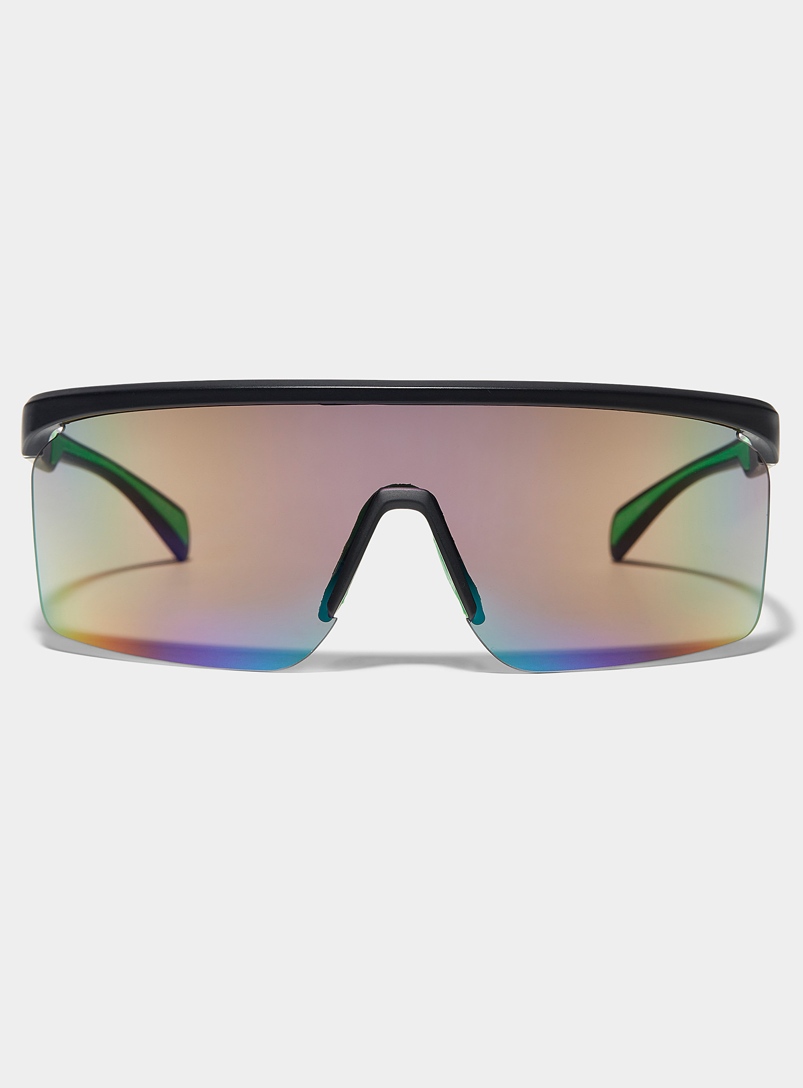 Le 31 Malibu Visor Sunglasses In Green