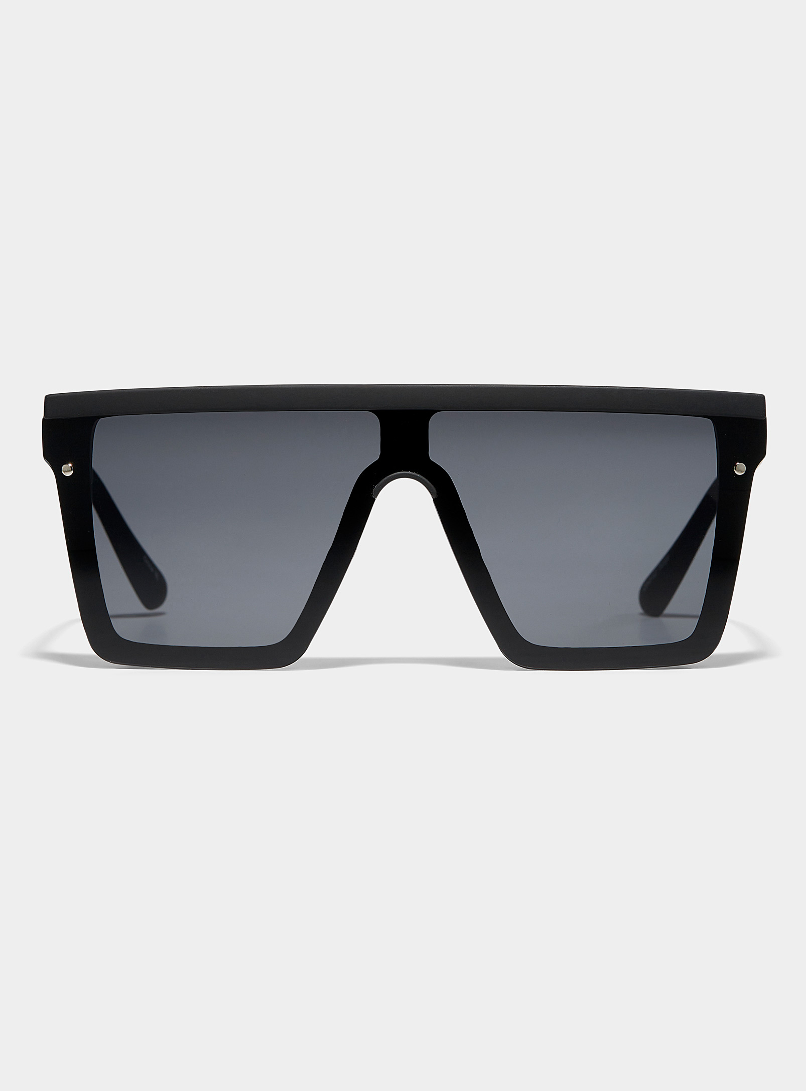 Le 31 Anju Rimless Shield Sunglasses In Black