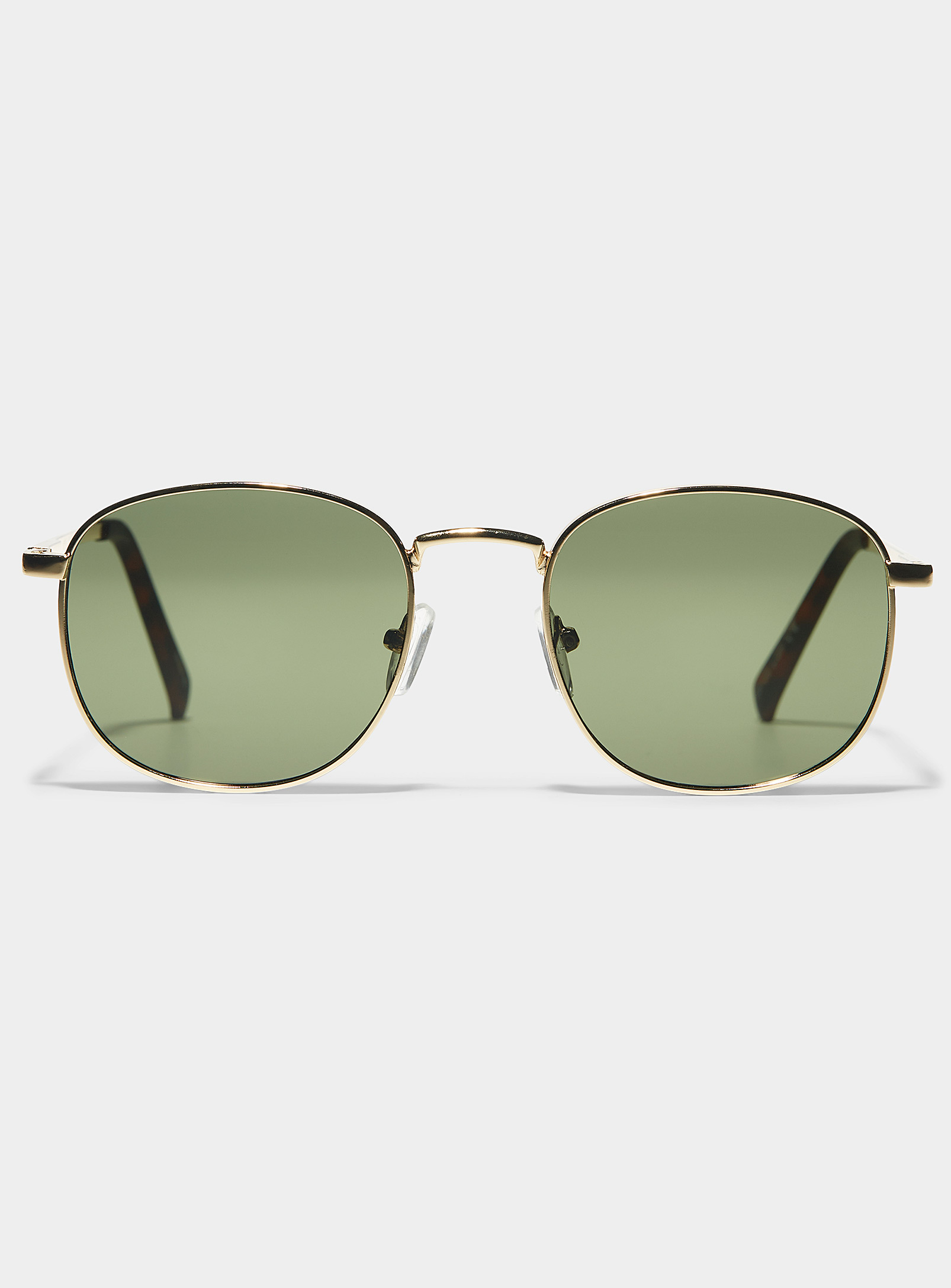 Le 31 Liam Round Sunglasses In Patterned Brown