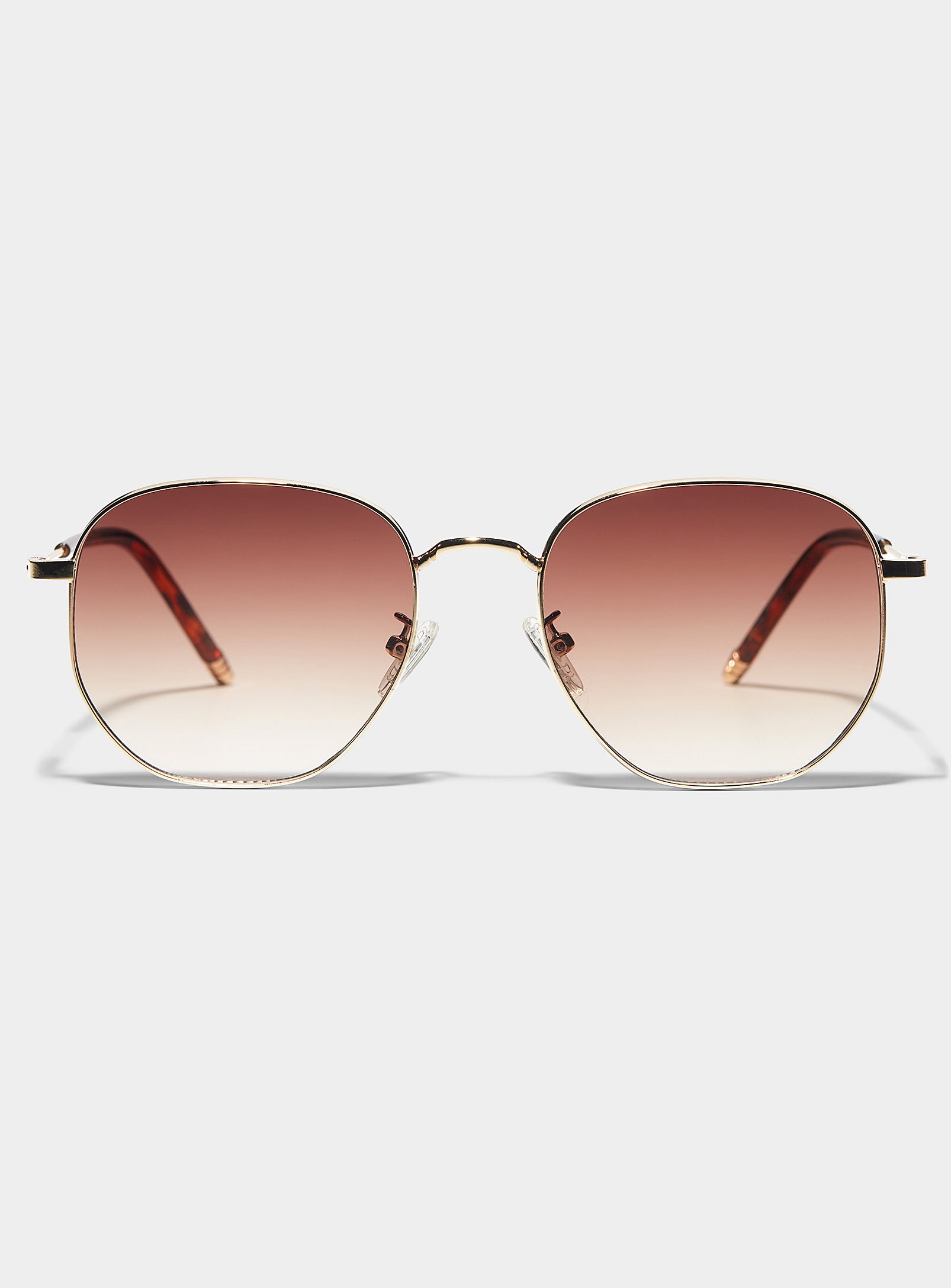 Le 31 Renold Round Sunglasses In Brown